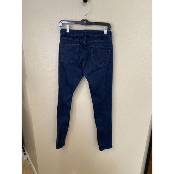 IT Jeans Womens Slim-Fit Dark Wash Denim 28 Short Cotton/Spandex Blend Stretch - Picture 3 of 9